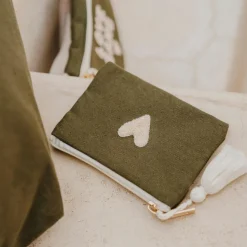 Porte-monnaie Love vert