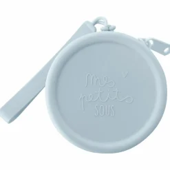 Porte-monnaie silicone bleu