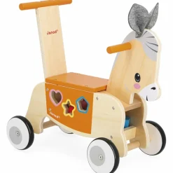 Porteur en bois Âne Ferme