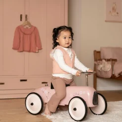 Porteur voiture Rétro Roller Rose