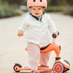 Porteur évolutif en trottinette Highwaykick 1 Peach