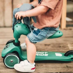 Porteur évolutif en trottinette Highwaykick 1 vert forêt - Reconditionné
