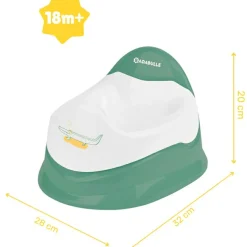 Pot bébé avec cuvette amovible crocodile