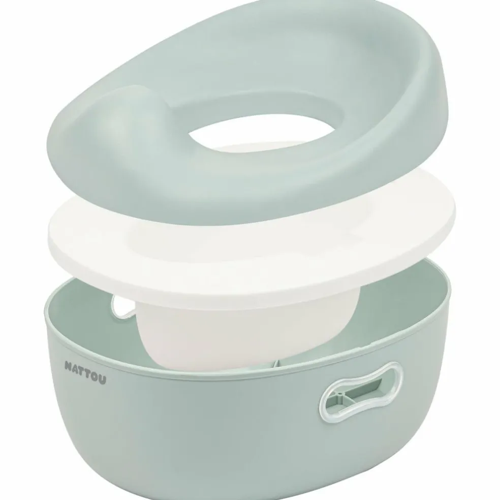 Pot d'apprentissage Potty 3 en 1 Vert Sauge