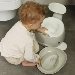 Pot pour bébé Baleine Gris clair