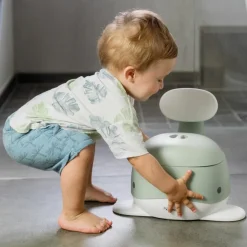 Pot pour bébé Baleine Pistache