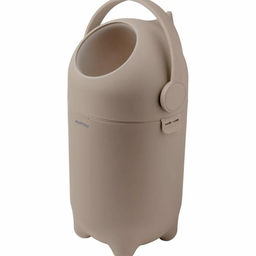 Poubelle à couche Dropy Taupe