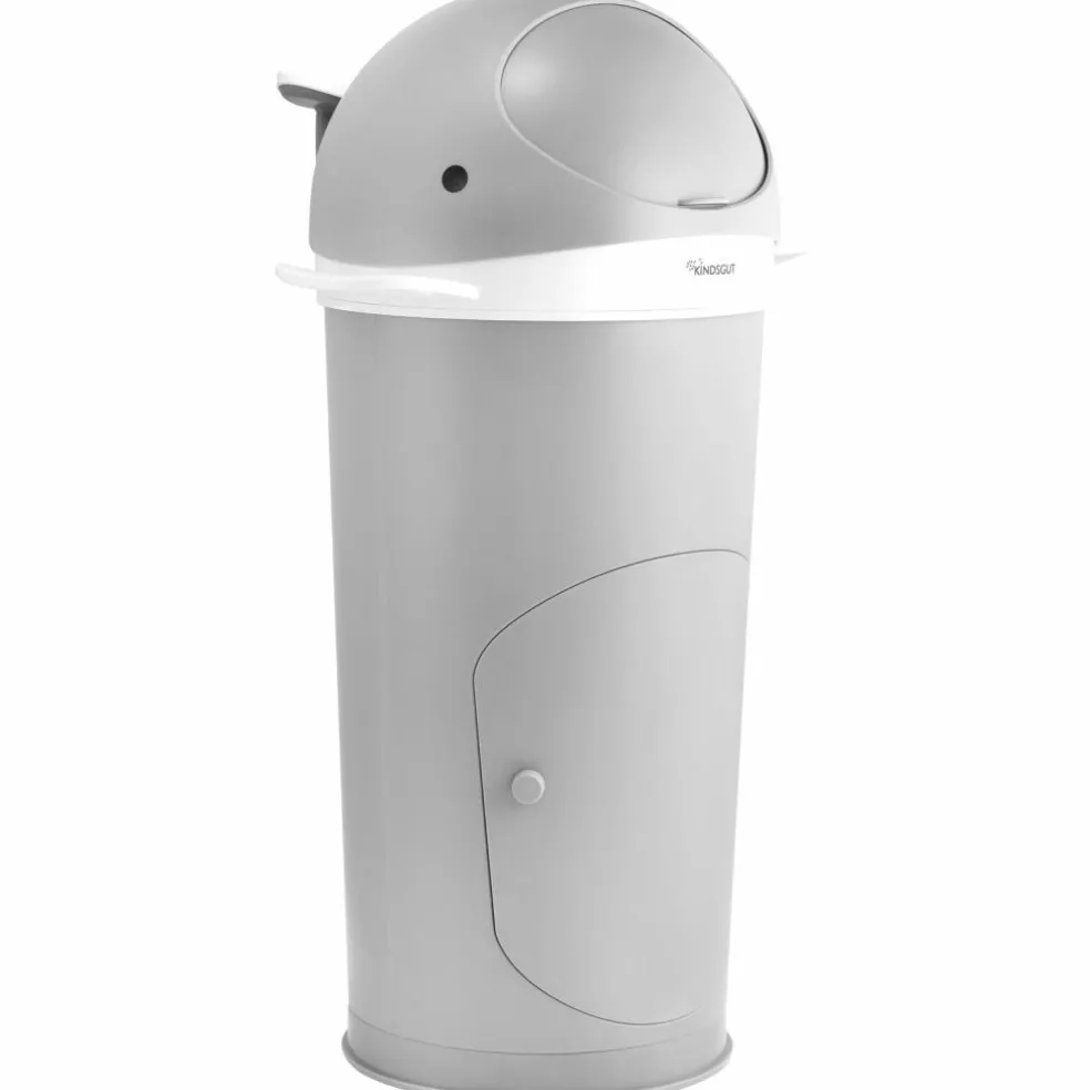 Poubelle à couches Baleine Gris clair