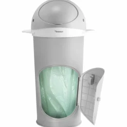 Poubelle à couches Baleine Gris clair