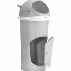 Poubelle à couches Baleine Gris clair