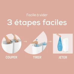 Poubelle à couches Classic XL avec 1 recharge