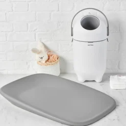 Poubelle à couches Dropy Blanc