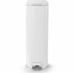 Poubelle à couches Platinium Blanche