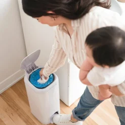 Poubelle à couches Select Blanche