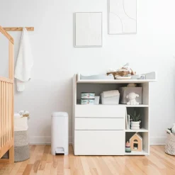 Poubelle à couches Select Blanche