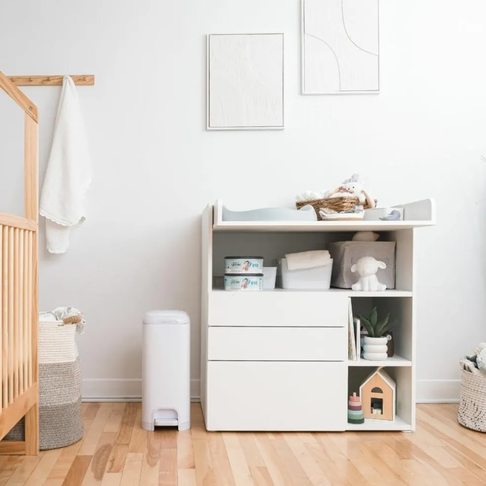 Poubelle à couches Select Blanche