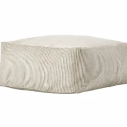 Pouf Blanc cassé