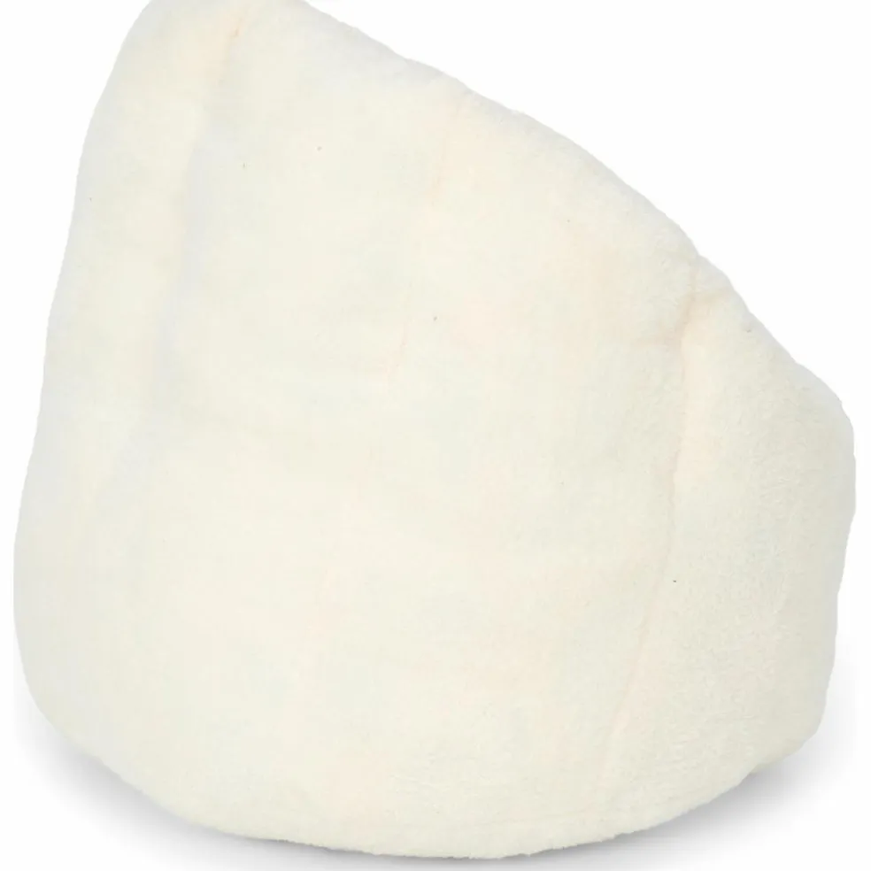 Pouf bouclette Soft White