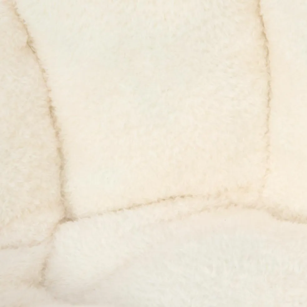 Pouf bouclette Soft White