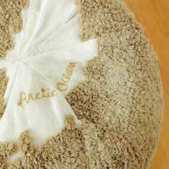 Pouf Carte du Monde Rugcycled