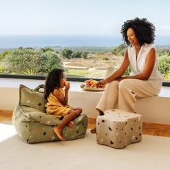 Pouf Cloud Terrazzo Sand