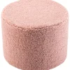 Pouf Guava Pink molletonné