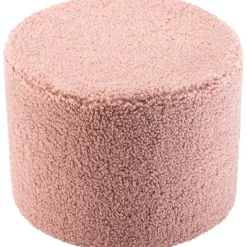 Pouf Guava Pink molletonné