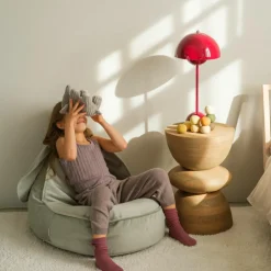 Pouf lapin Misty Green