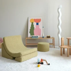 Pouf Matcha molletonné