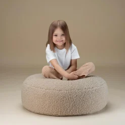Pouf Ottoman Biscuit molletonné