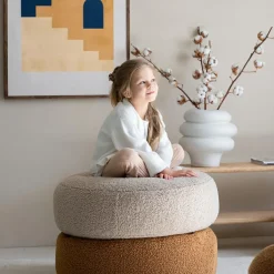Pouf Ottoman Maple molletonné
