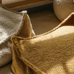 Pouf Ottoman Square Mapple molletonné