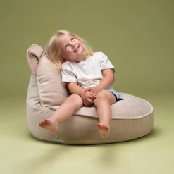 Pouf ours Dusty Beige