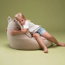 Pouf ours Dusty Beige