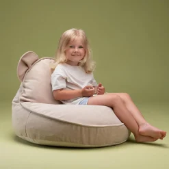 Pouf ours Dusty Beige