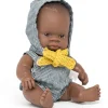 Poupée bébé garçon africain (21 cm)