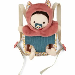 Poupée Jeanne et son porte bébé