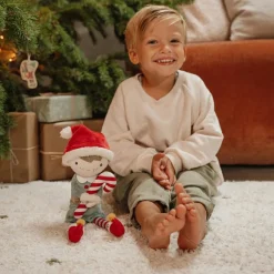 Poupée souple elfe de Noël Jim (35 cm)