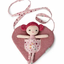 Poupée souple et sac cœur