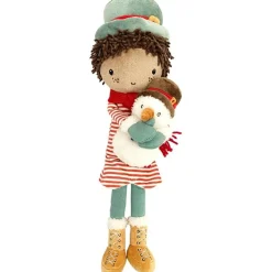 Poupée souple Jake et son bonhomme de neige (35 cm)