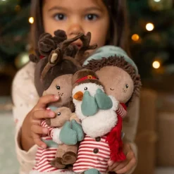 Poupée souple Jake et son bonhomme de neige (35 cm)