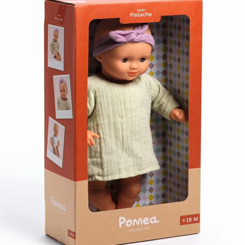 Poupon bébé Pistache (34 cm)