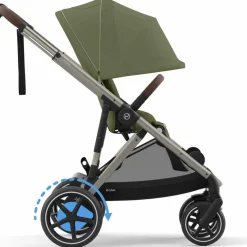 Poussette avec assistance électrique eGazelle S Moss Green