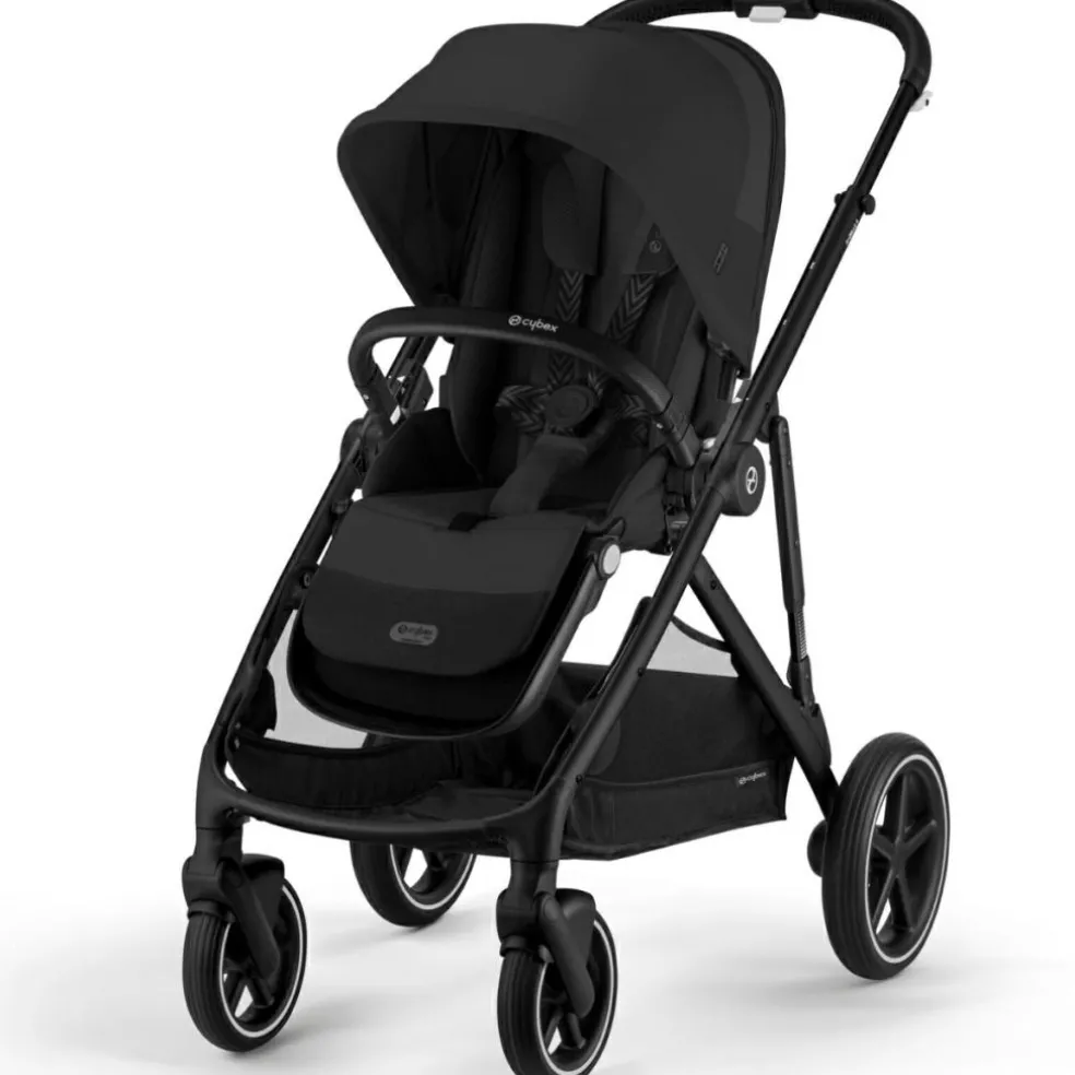 Poussette citadine Gazelle S Moon Black (châssis noir)