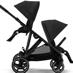 Poussette citadine Gazelle S Moon Black (châssis noir)