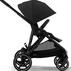 Poussette citadine Gazelle S Moon Black (châssis noir)