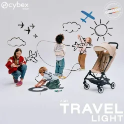 Poussette compacte Agis Magic Black