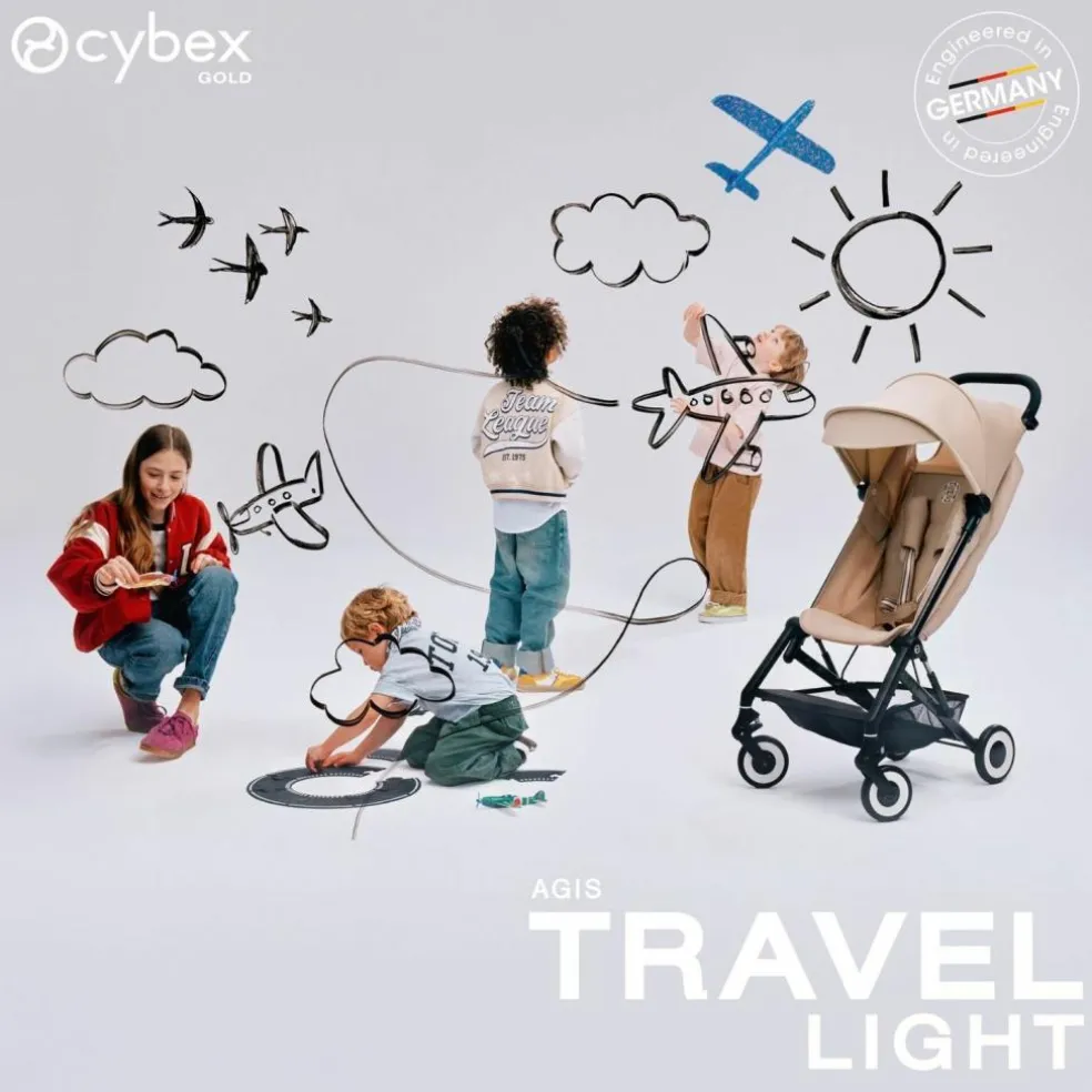 Poussette compacte Agis Stormy Blue