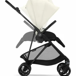 Poussette compacte Melio Carbon Canvas White