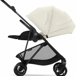 Poussette compacte Melio Carbon Canvas White